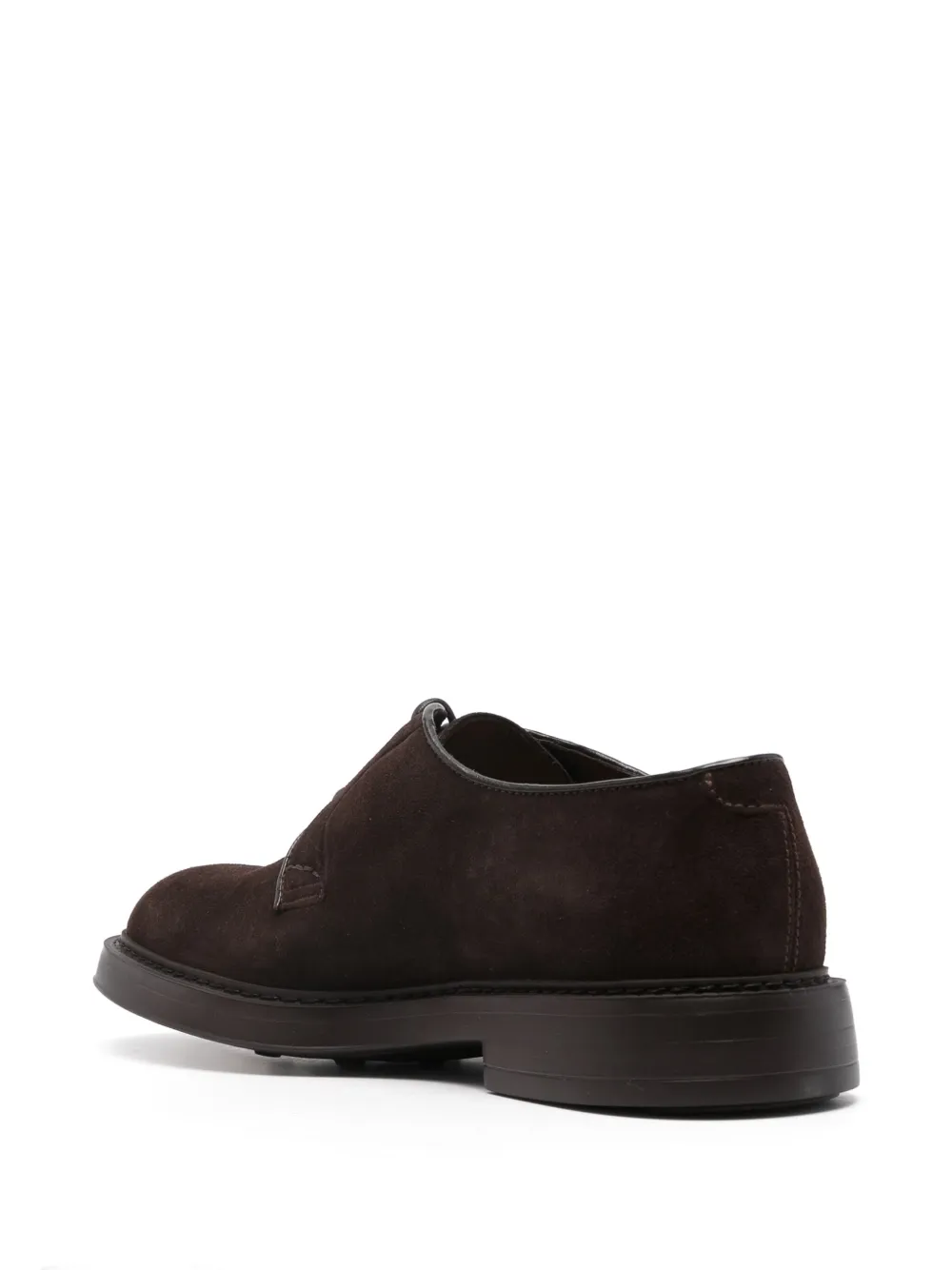 Doucal's suede Derby shoes Brown