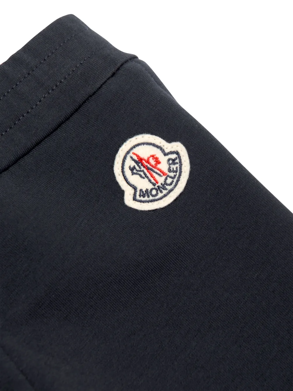 Moncler Enfant Legging met logopatch Blauw