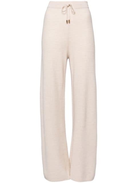 N.Peal honeycomb knitted trousers