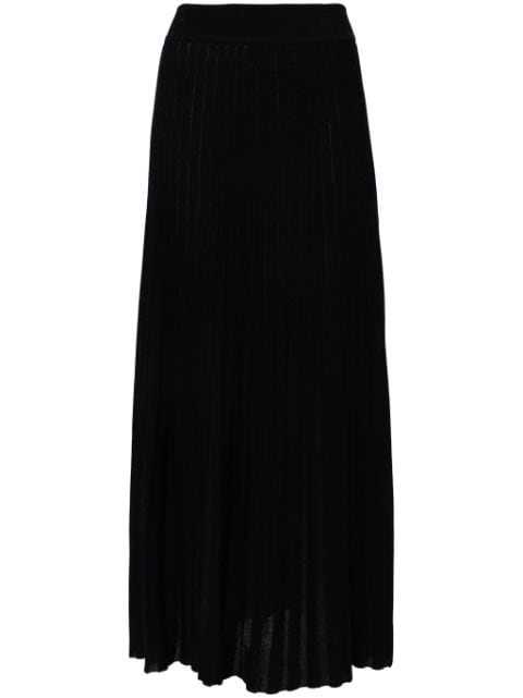 N.Peal long knitted skirt