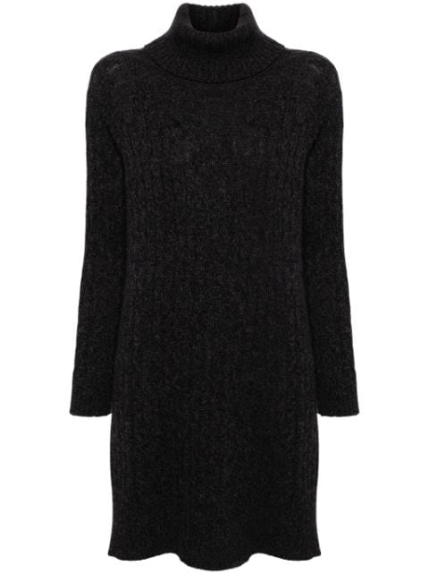 N.Peal cable-knitted dress