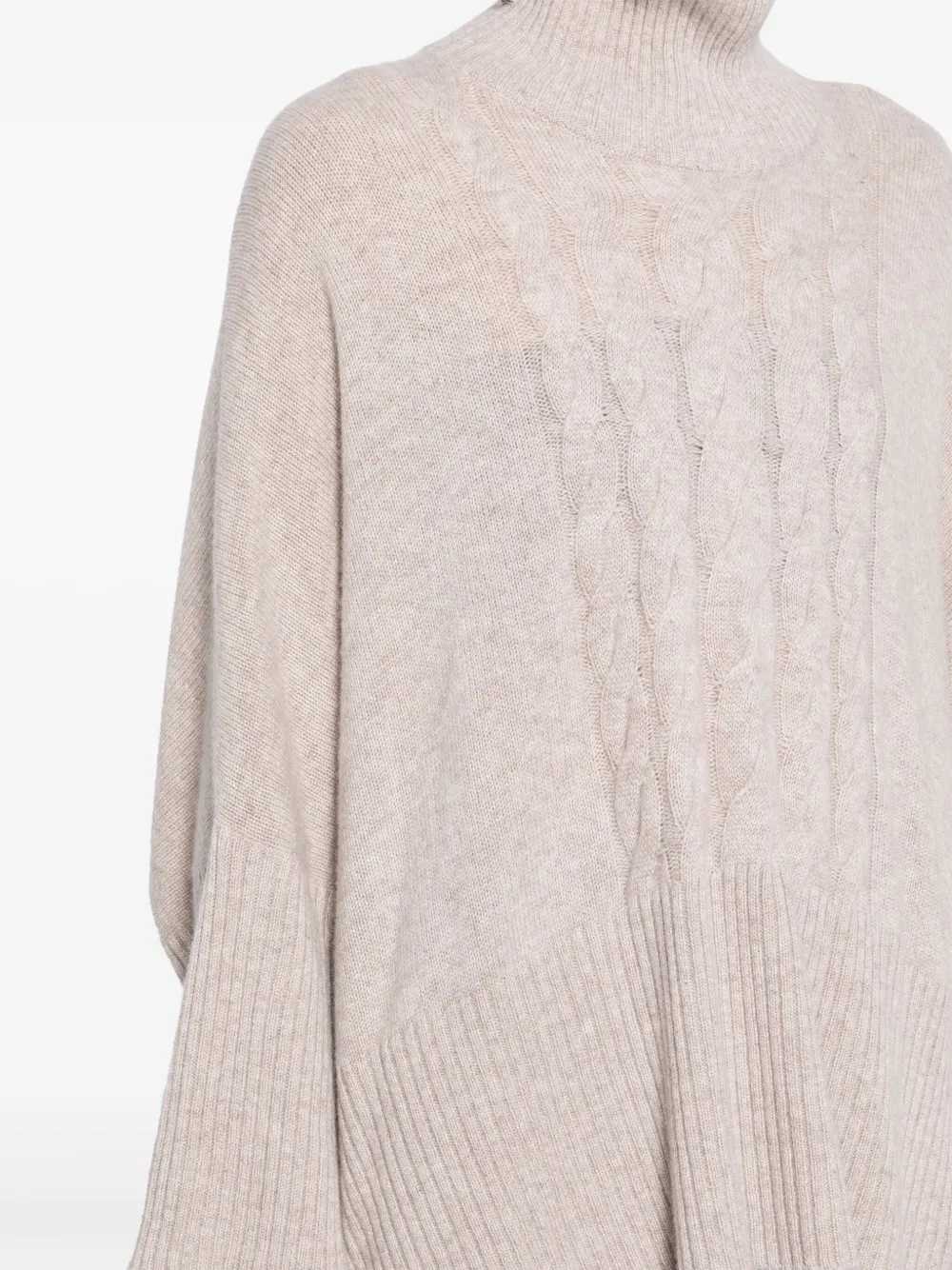 N.Peal Trui van biologisch kasjmier Bruin