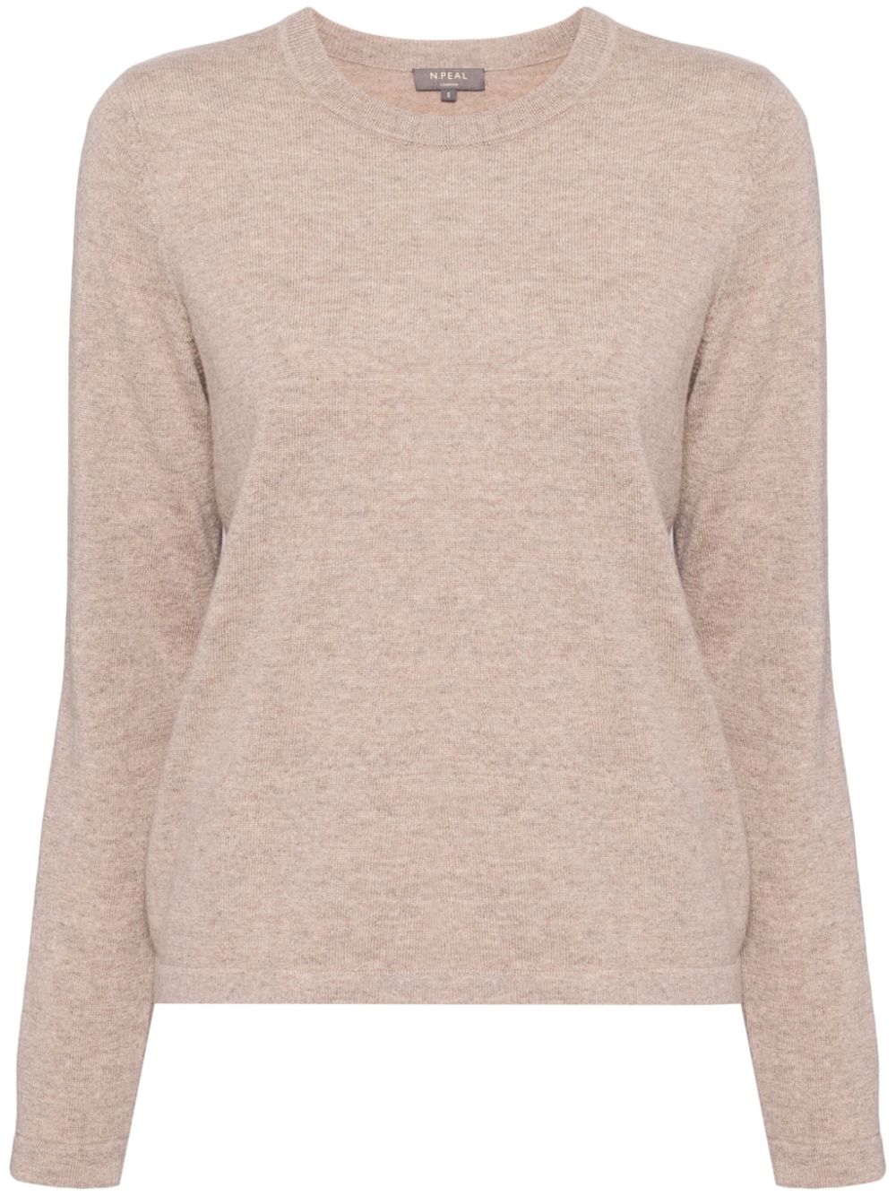 N.Peal fine-ribbed jumper - Neutrals