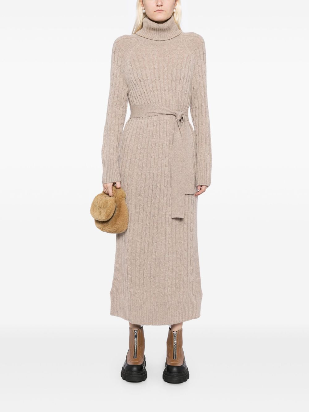 N.Peal Kasjmier maxi-jurk - Beige