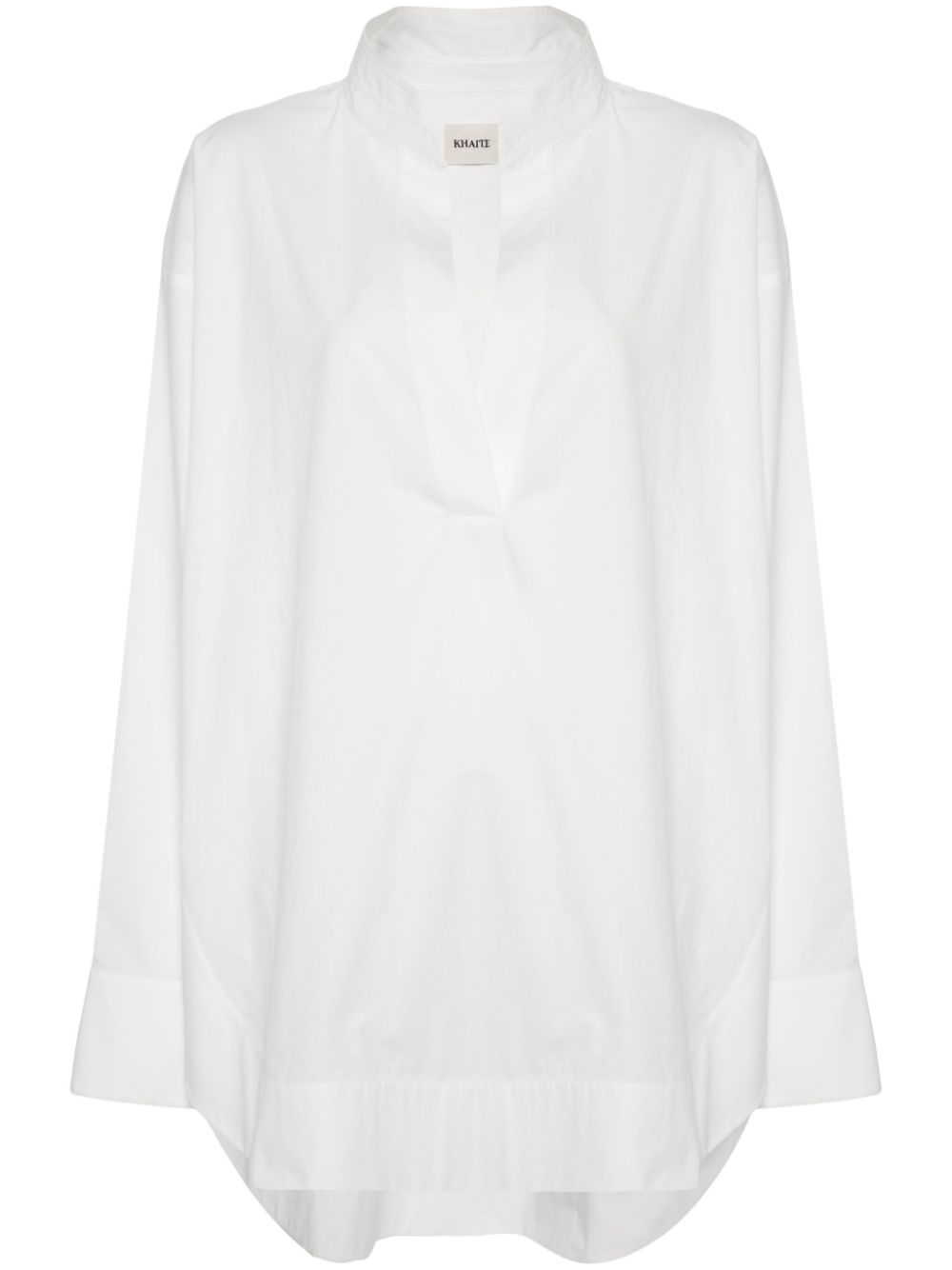 Shop Khaite The Tito Top In Weiss