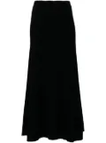 N.Peal long rib skirt - Black