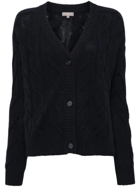 N.Peal cable cashmere cardigan