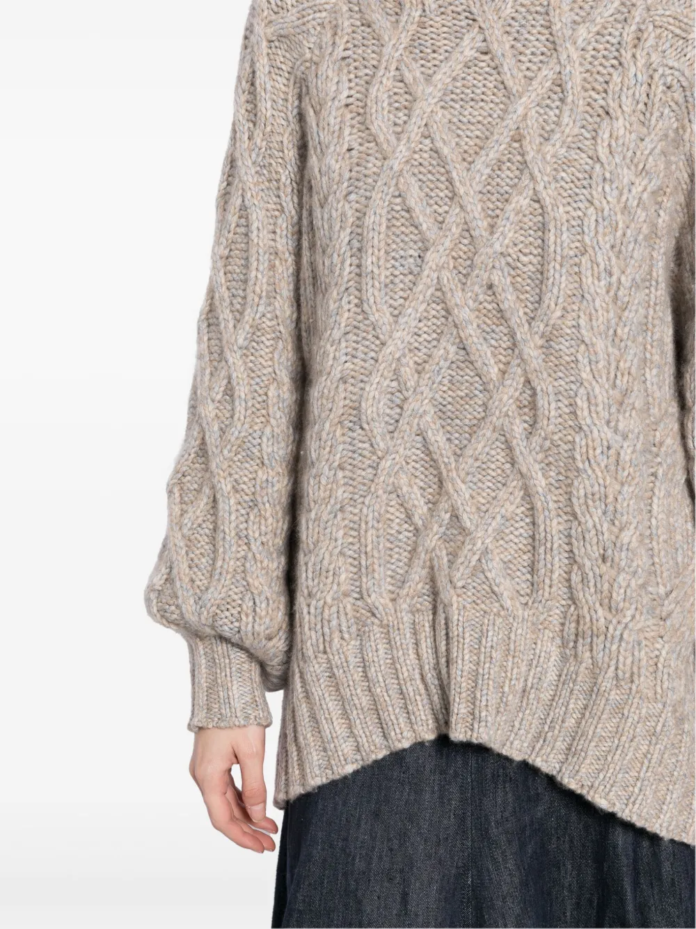 N.Peal Kasjmier trui Beige