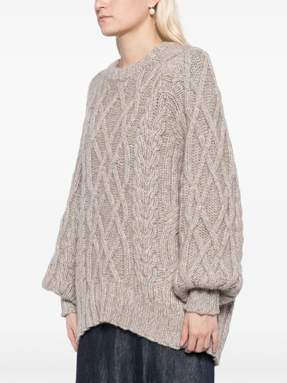 N.Peal Kasjmier trui Beige