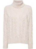 N.Peal roll-neck cashmere jumper - Neutrals