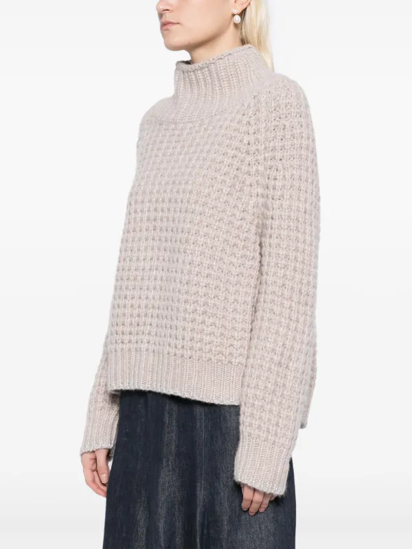 roll-neck Cashmere Jumper Neutrals FARFETCH JO