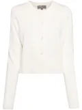 N.Peal round-neck cashmere cardigan - Neutrals