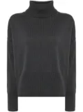 N.Peal roll-neck organic cashmere jumper - Grey