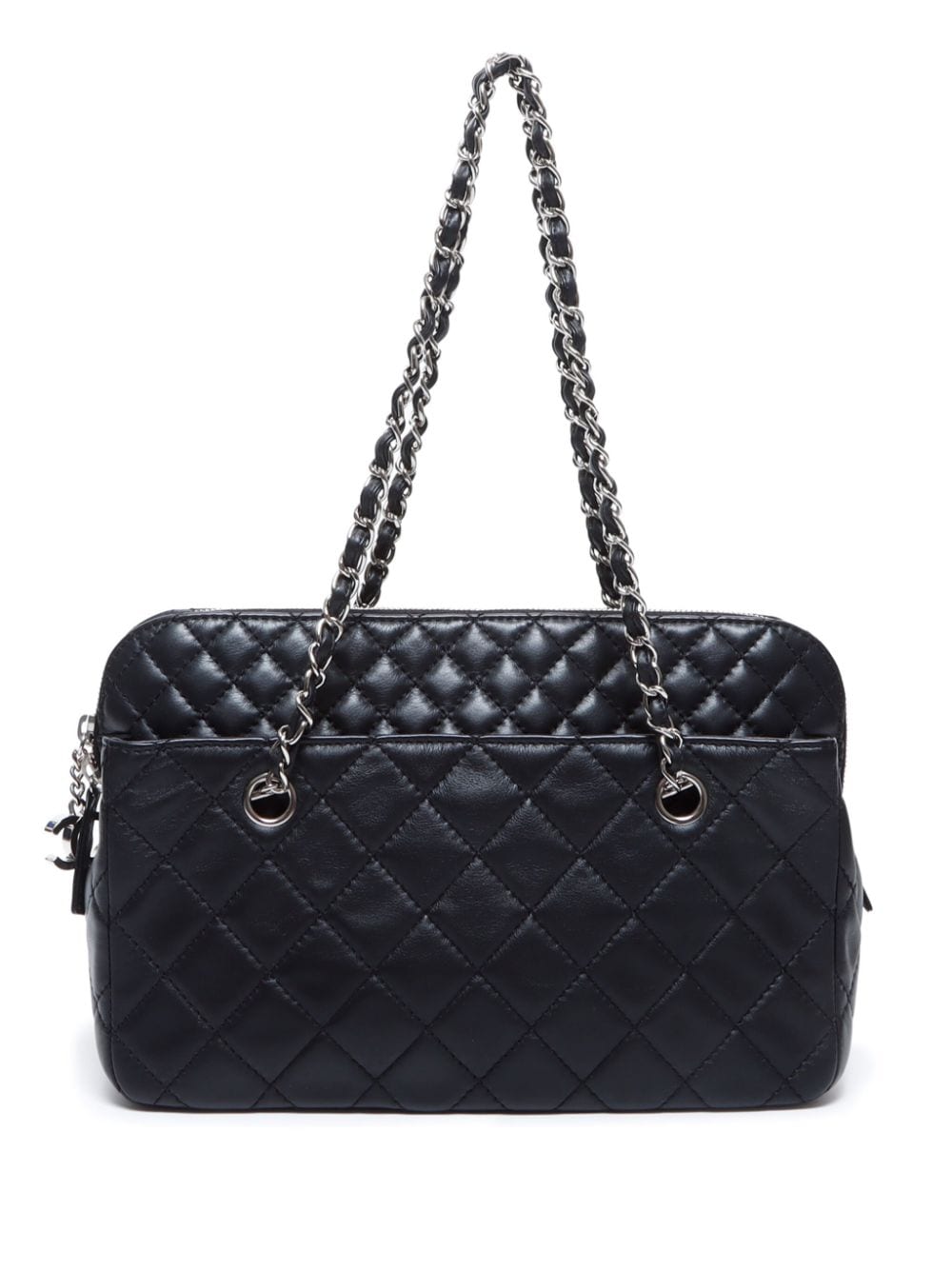 CHANEL Pre-Owned Borsa a spalla trapuntata 2010-2011 - Nero