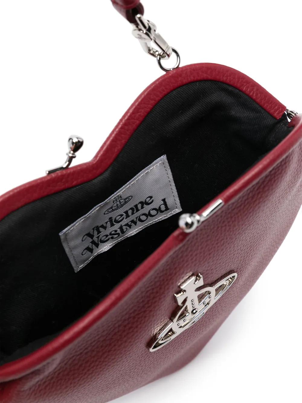 Vivienne Westwood Belle Heart mini-tas Rood