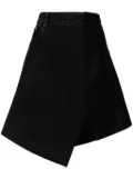 sacai asymmetric skirt - Black