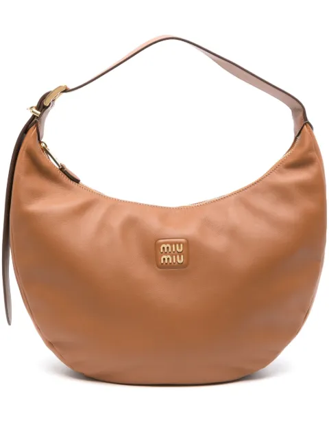 Miu Miu logo-plaque shoulder bag Women