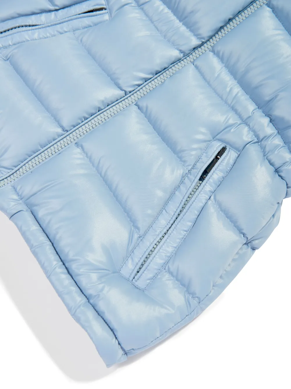 Moncler Enfant Bodywarmer met logopatch Blauw