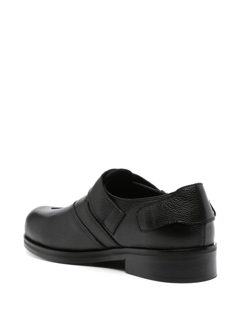 Shop Stefan Cooke Pegasus Biker Monk Shoes In Black