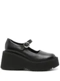Nicole Saldaña 75mm Nina platform pumps - Black
