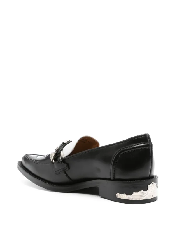 Toga Pulla stud-embellished Leather Loafers | Black