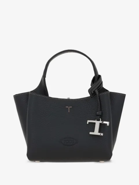 Tod's logo-charm tote bag