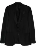 Lardini single-breasted blazer - Black