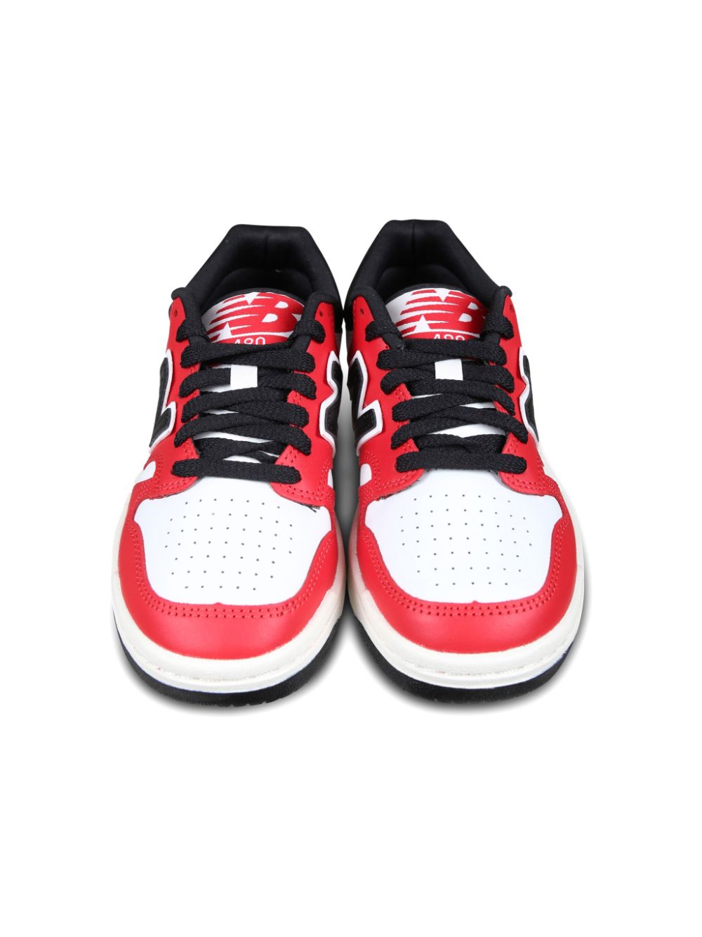 New Balance Kids panelled lace-up sneakers Red