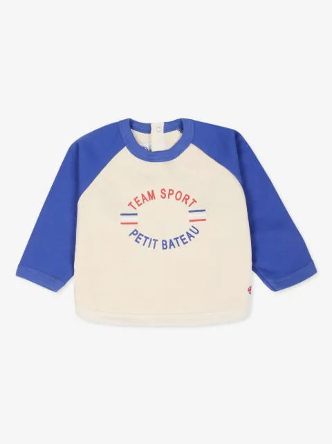 Petit Bateau logo-print sweatshirt