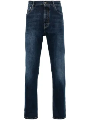 Brunello Cucinelli Straight Leg Jeans | Neiman Marcus