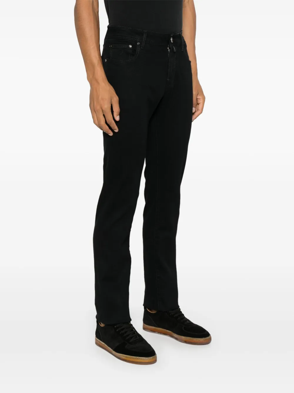 Jacob Cohen Nick Slim-cut Jeans In Black
