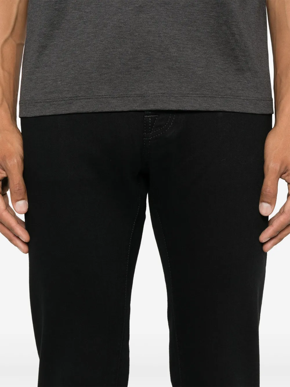 Jacob Cohen Nick Slim-cut Jeans In Black