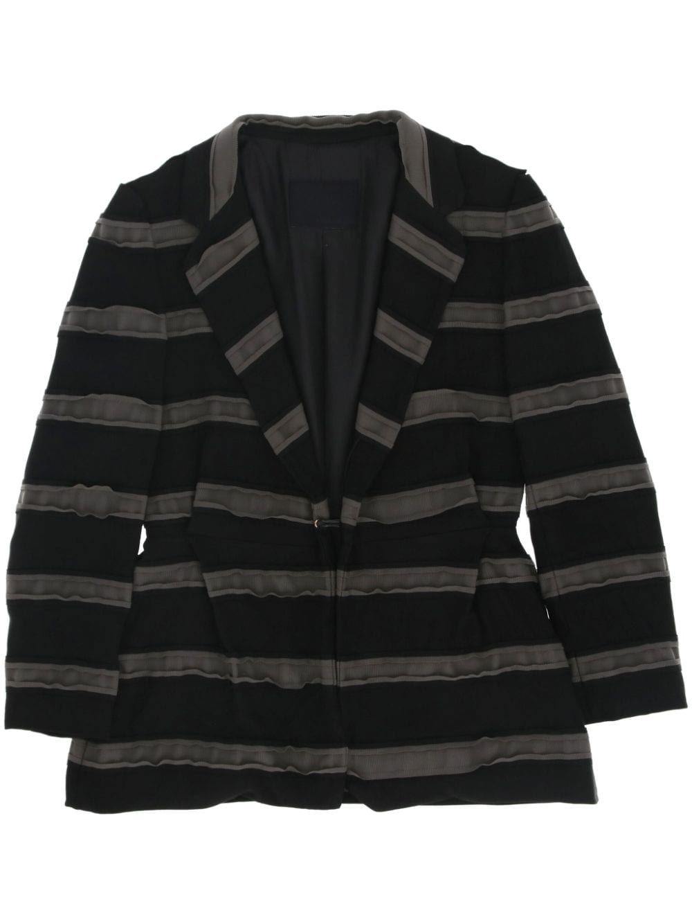 2003 striped silk blazer