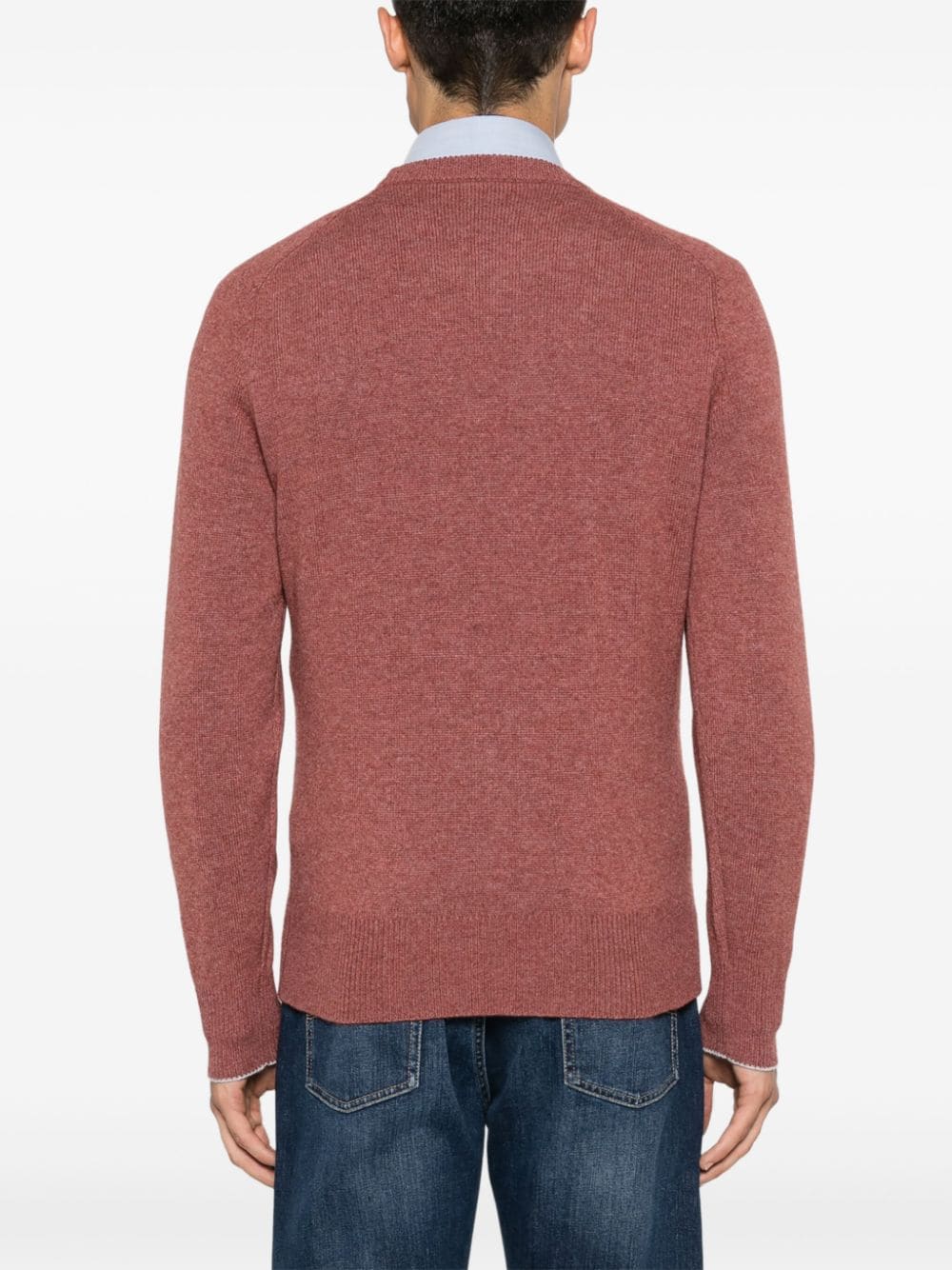 Shop Brunello Cucinelli Cashmere Sweater In Red