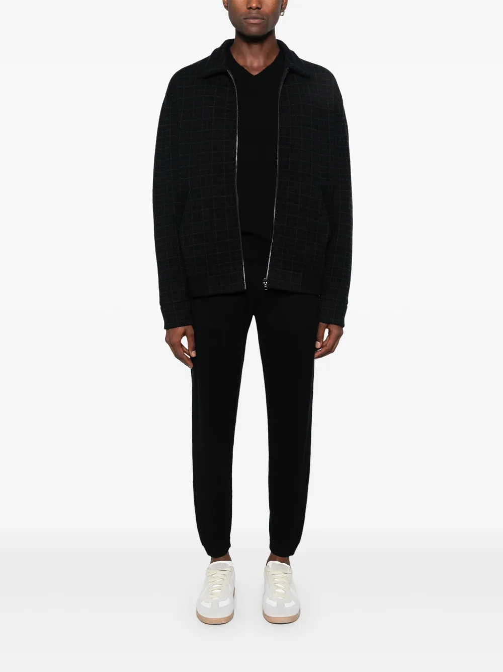 Eric Bompard Omkeerbaar bomberjack - Zwart