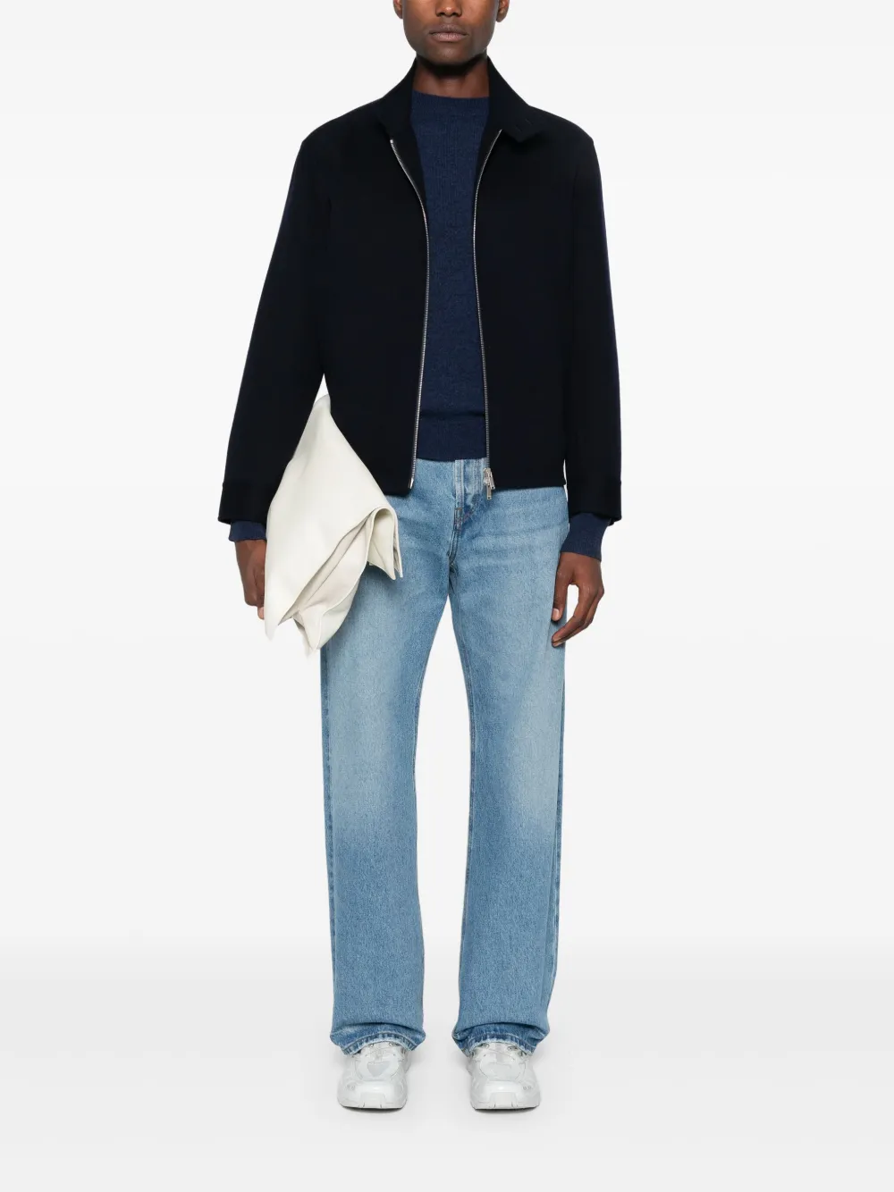 Eric Bompard Trui met ronde hals - Blauw