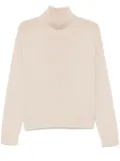 Eric Bompard hammer-sleeve high-neck sweater - Neutrals