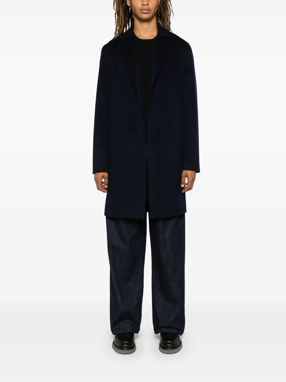 Eric Bompard double-sided coat - Blauw