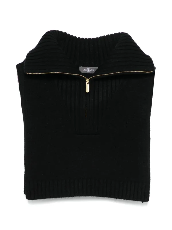 Eric Bompard zip neck Bib Black FARFETCH BH