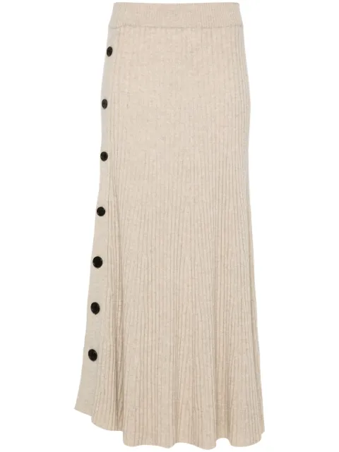 Eric Bompard buttoned maxi skirt
