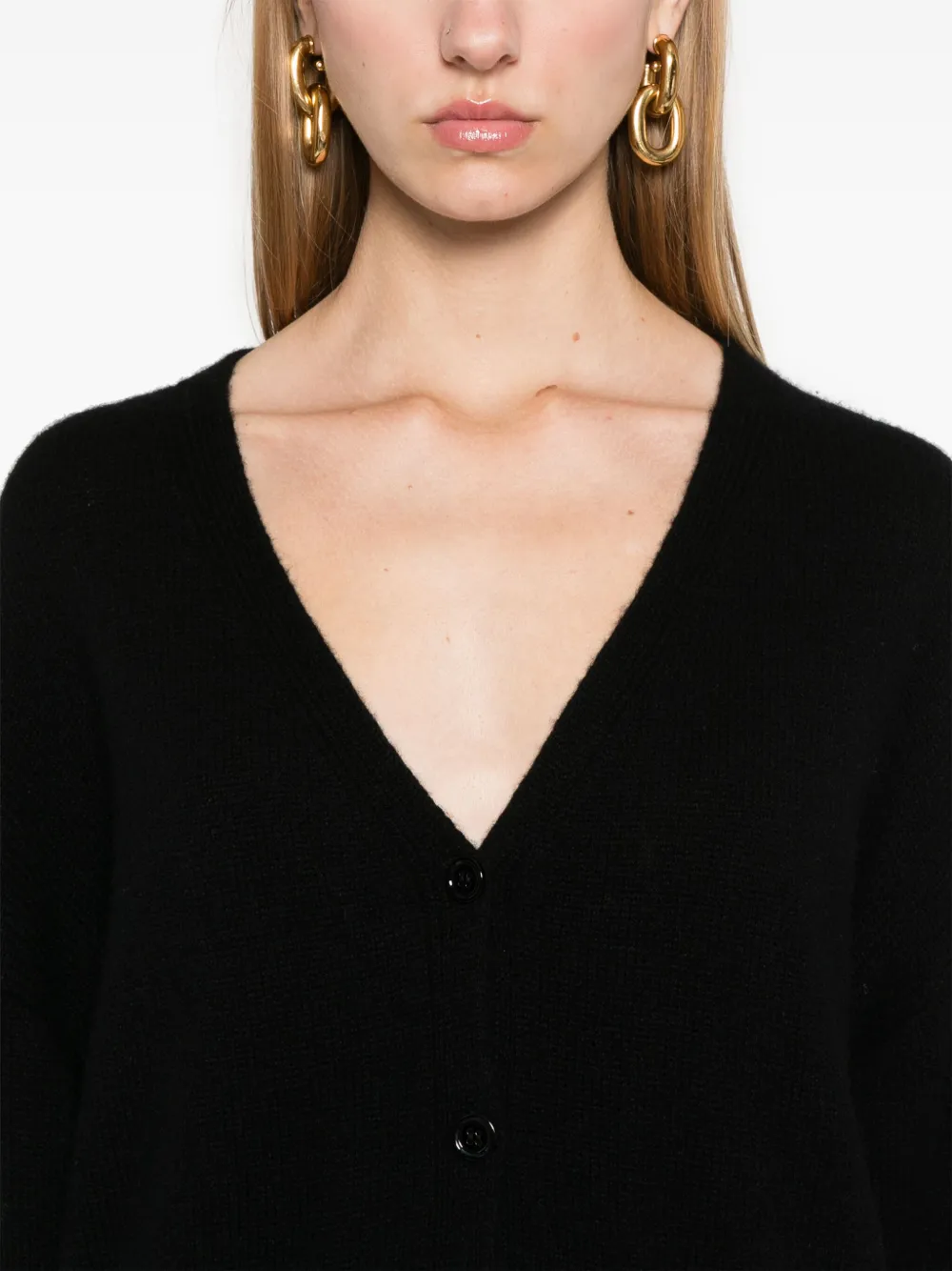 Eric Bompard Button-up vest Zwart