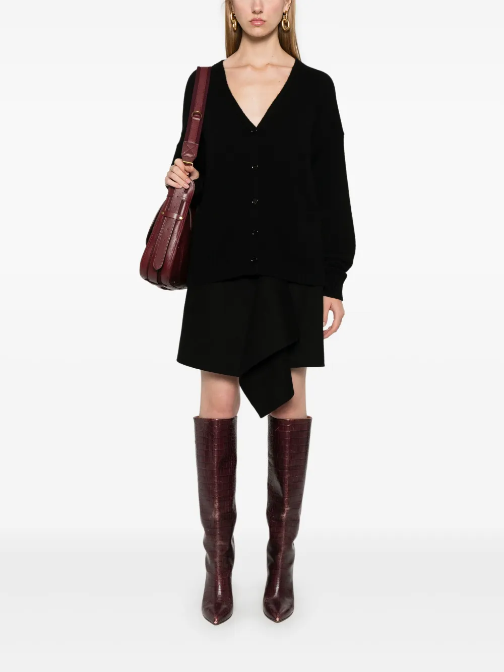 Eric Bompard button-up cardigan - Zwart