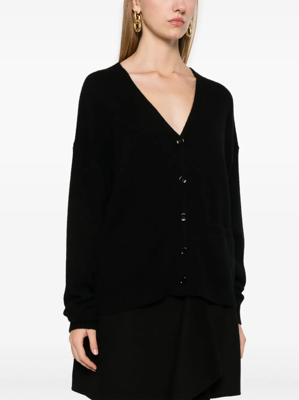 Eric Bompard Button-up vest Zwart