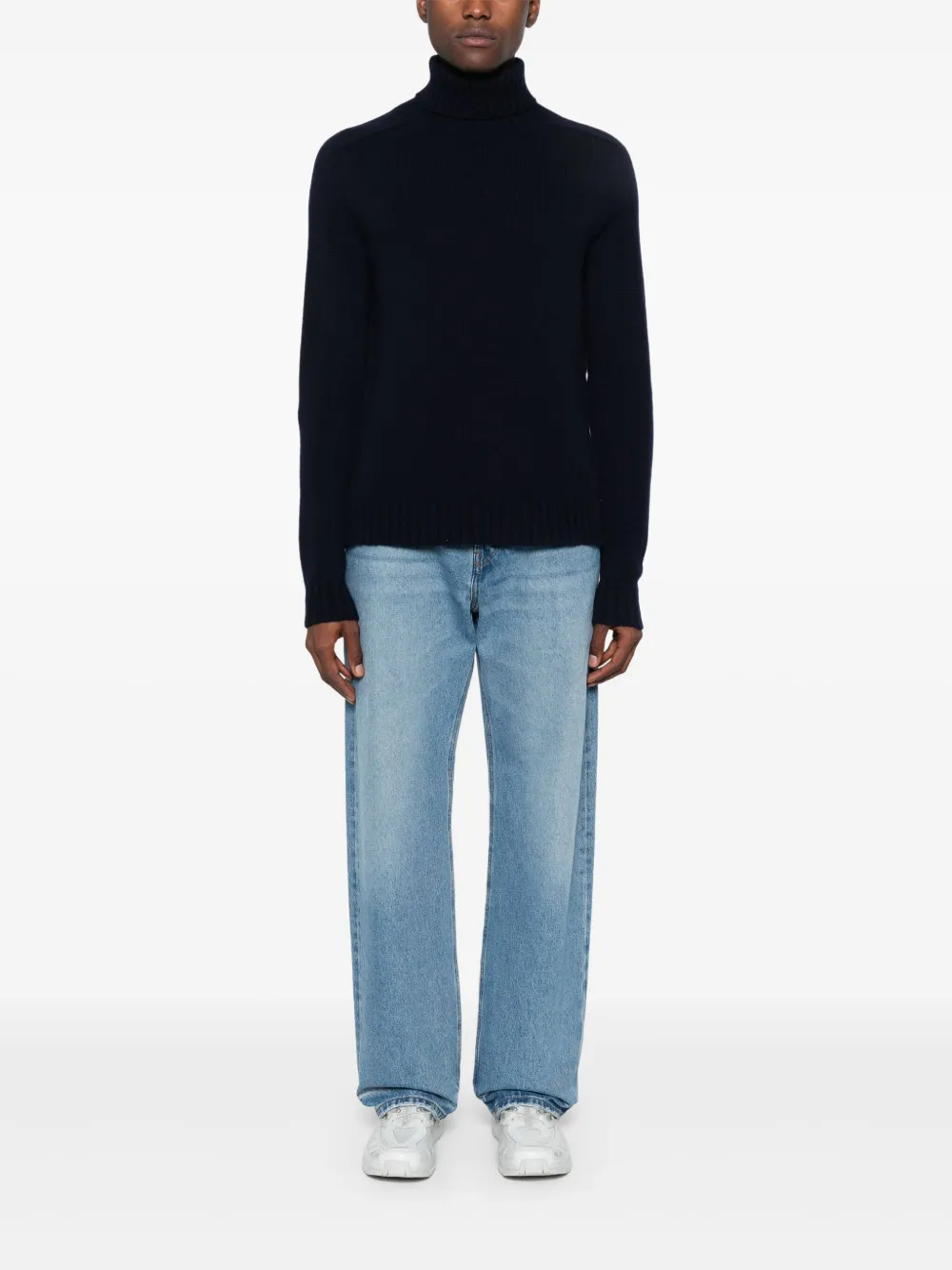 Eric Bompard hammer-sleeve round-neck sweater | Knitted Sweaters | Image 2