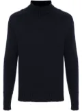Eric Bompard hammer-sleeve round-neck sweater - Blue