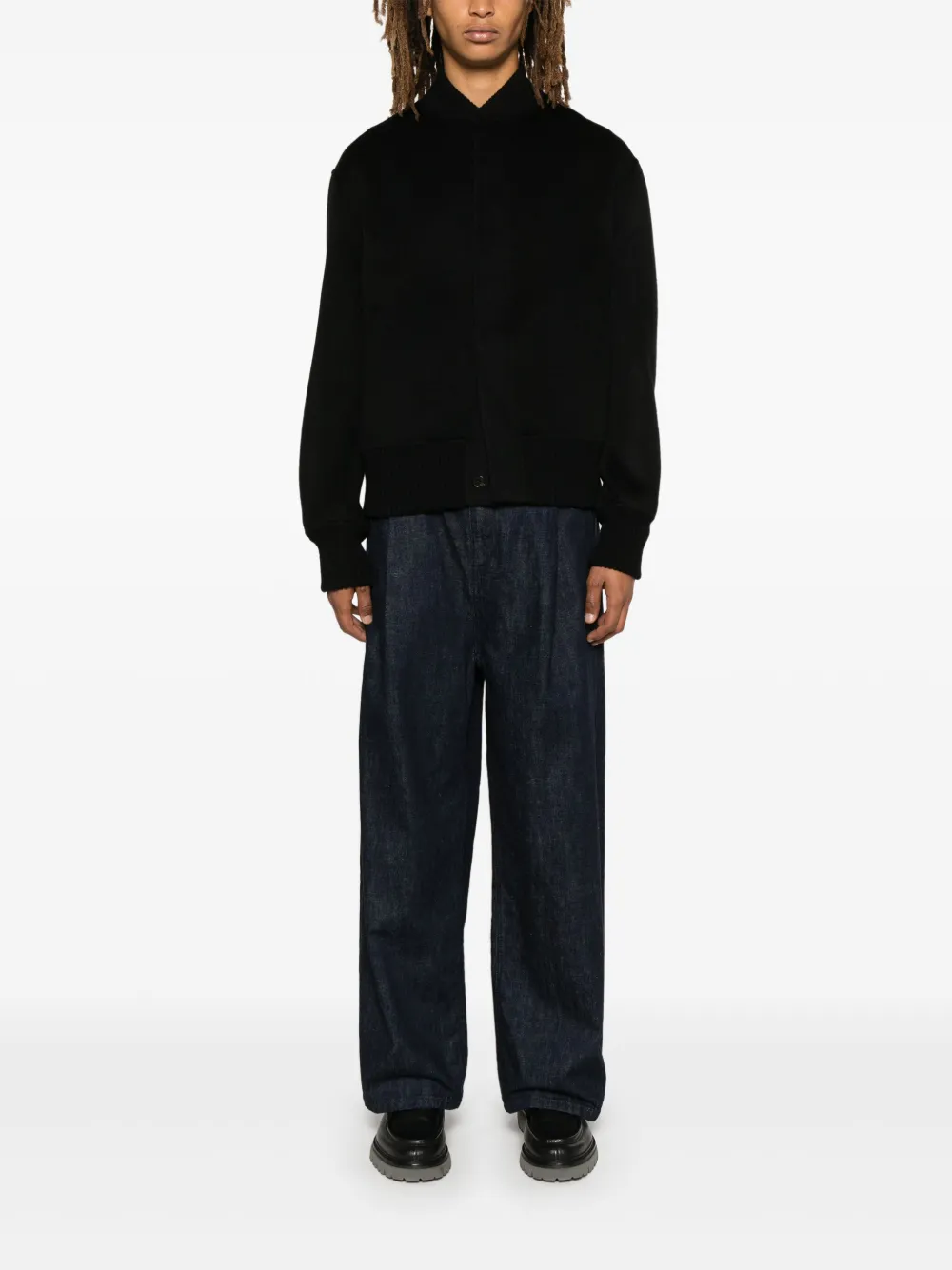 Eric Bompard double-sided bomber jacket - Zwart