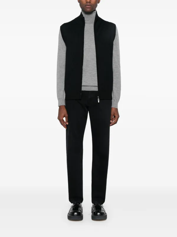 Eric Bompard diamond pattern Gilet Farfetch