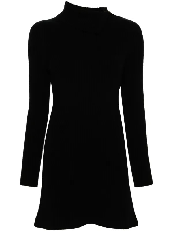 Eric Bompard Cashmere Mini Dress Black FARFETCH AZ
