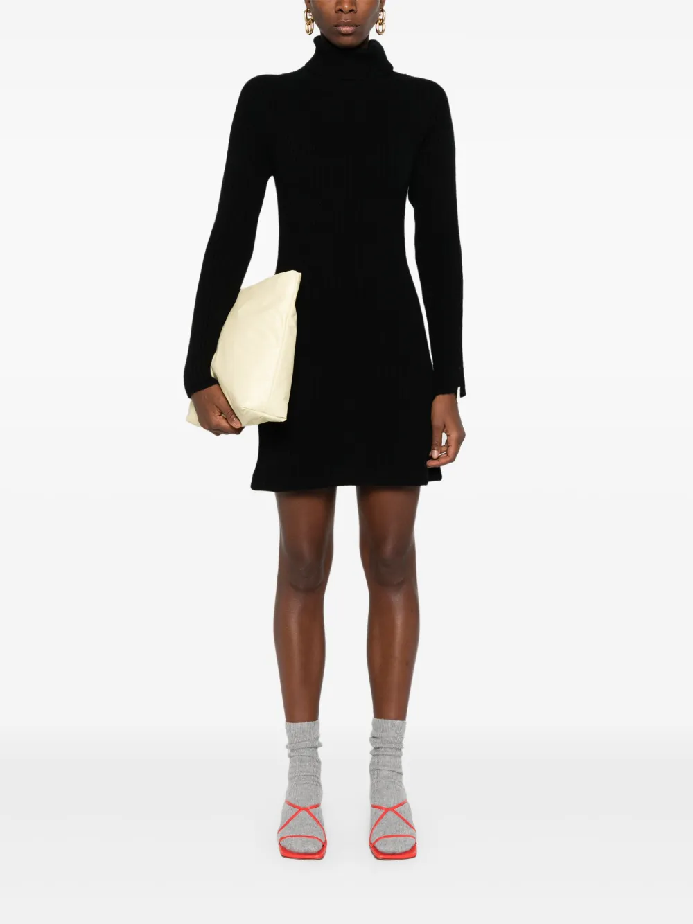 Eric Bompard Kasjmier mini-jurk - Zwart