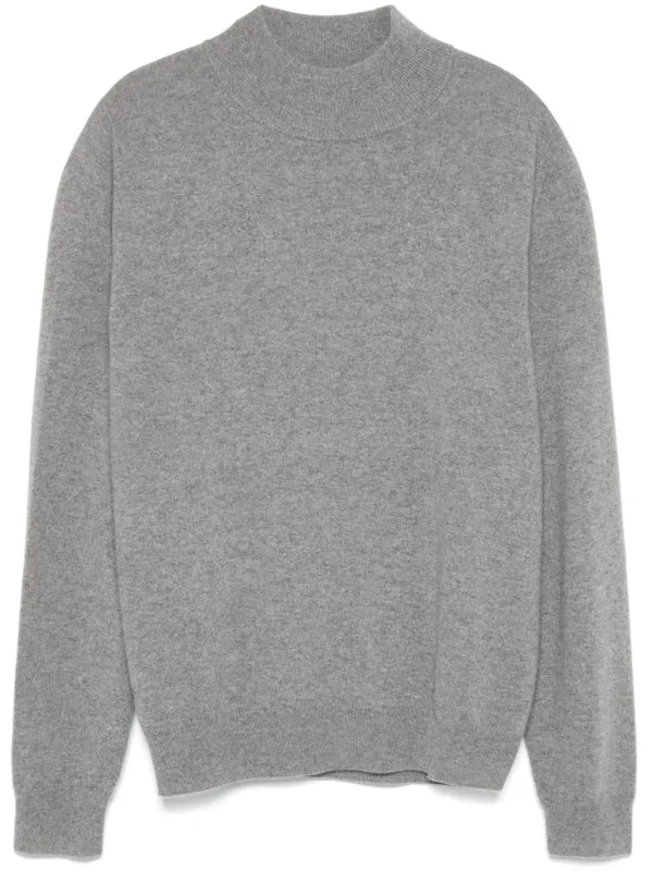 Eric Bompard high neck Sweater Grey FARFETCH AE